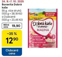 Tesco Bonavita Dobrá kaše, 55 g, více druhů nabídka