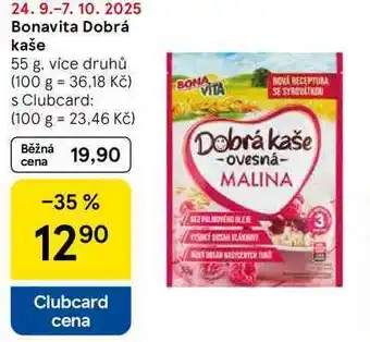 Tesco Bonavita Dobrá kaše, 55 g, více druhů nabídka