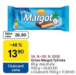 Tesco Orion Margot Tyčinka, 80 g, dva druhy nabídka