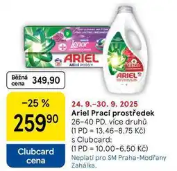 Tesco Ariel Prací prostředek, 26-40 PD, více druhů nabídka