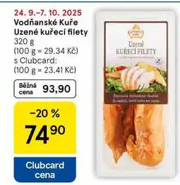 Tesco Vodňanské Kuře Uzené kuřecí filety, 320 g nabídka