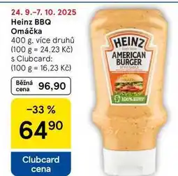Tesco Heinz BBQ Omáčka, 400 g nabídka