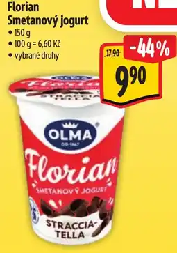 Albert OLMA Florian Smetanový jogurt nabídka
