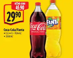 Albert Coca-Cola/Fanta nabídka