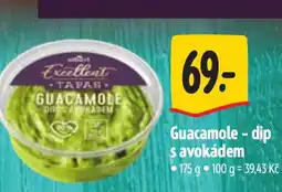 Albert Guacamole - dip s avokádem nabídka