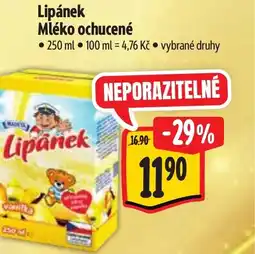Albert Madeta Lipánek Mléko ochucené nabídka