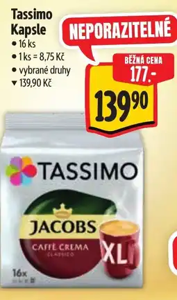 Albert Tassimo Kapsle nabídka