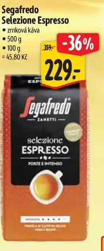 Albert Segafredo Selezione Espresso nabídka