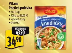Albert Vitana Poctivá polévka nabídka
