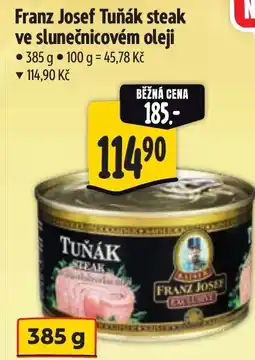 Albert Franz Josef Tuňák steak ve slunečnicovém oleji nabídka