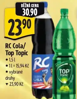 Albert RC Cola/ Top Topic nabídka