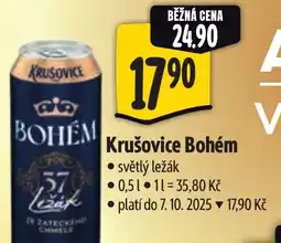 Albert Krušovice Bohém nabídka