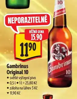 Albert Gambrinus Original 10 nabídka