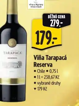Albert Viña Tarapacá Reserva nabídka