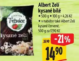 Albert Albert Zelí kysané bílé nabídka