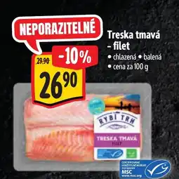 Albert Treska tmavá - filet nabídka