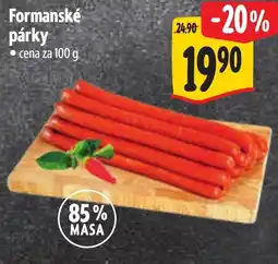 Albert Formanské párky nabídka