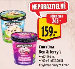 Albert Zmrzlina Ben & Jerry's nabídka