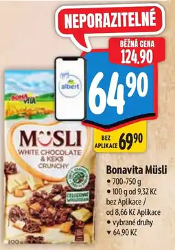 Albert Bonavita Müsli nabídka