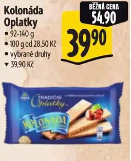 Albert Kolonáda Oplatky nabídka