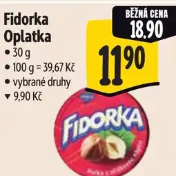 Albert Fidorka Oplatka nabídka