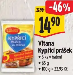 Albert Vitana Kypřicí prášek nabídka