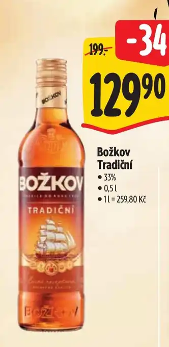 Albert Božkov Tradiční nabídka