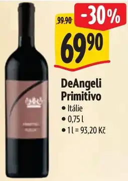 Albert DeAngeli Primitivo nabídka