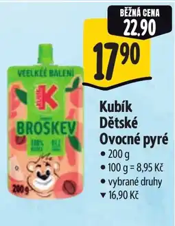 Albert Kubík Dětské Ovocné pyré nabídka