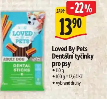 Albert Loved By Pets Dentální tyčinky pro psy nabídka
