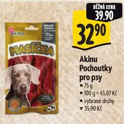 Albert Akinu Pochoutky pro psy nabídka
