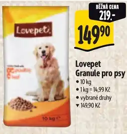 Albert Lovepet Granule pro psy nabídka