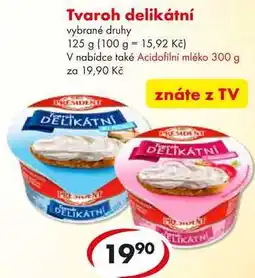 CBA Tvaroh delikátní, 125 g nabídka