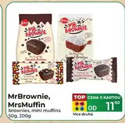 Tamda Foods MrBrownie, MrsMuffin brownies, mini muffins 50g, 200g nabídka