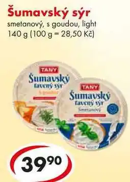 CBA Šumavský sýr, 140 g nabídka