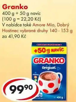 CBA Granko, 400 g + 50 g navíc nabídka