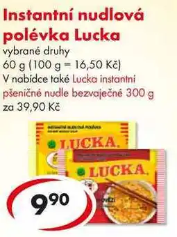 CBA Instantní nudlová polévka Lucka, 60 g nabídka