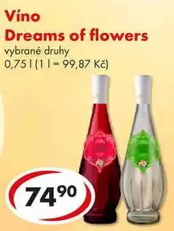CBA Víno Dreams of flowers, 0,75 l nabídka
