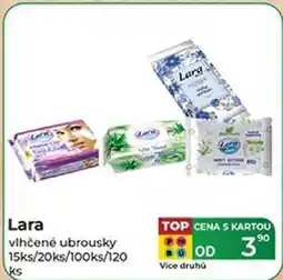 Tamda Foods Lara vlhčené ubrousky 15ks/20ks/100ks/120 ks nabídka