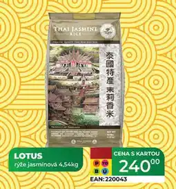 Tamda Foods LOTUS rýže jasmínová 4,54kg nabídka