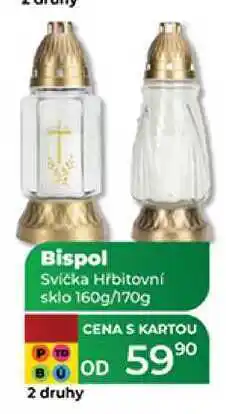 Tamda Foods Bispol Svíčka Hřbitovní sklo 160g/170g nabídka