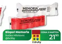 Tamda Foods Bispol Memoria Svíčka Hřbitovní @5x30g nabídka