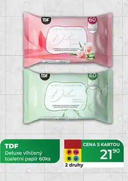Tamda Foods TDF Deluxe vlhčený toaletní papír 60ks nabídka
