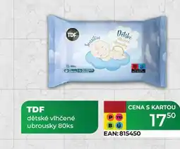 Tamda Foods TDF Sensitive dětské vlhčené ubrousky 80ks nabídka