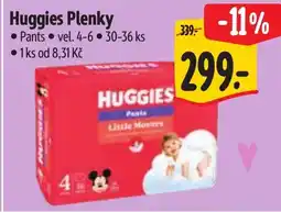 Albert Huggies Plenky nabídka