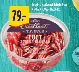 Albert Fuet-sušená klobása nabídka