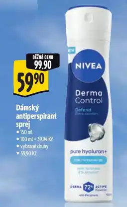 Albert NIVEA Dámský antiperspirant sprej nabídka