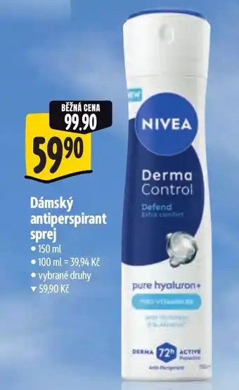 Albert NIVEA Dámský antiperspirant sprej nabídka