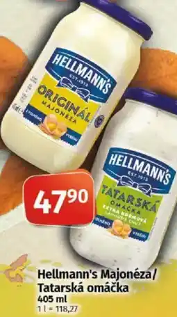 COOP TIP Hellmann's Majonéza/ Tatarská omáčka nabídka