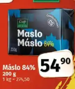 COOP TIP Máslo 84% nabídka